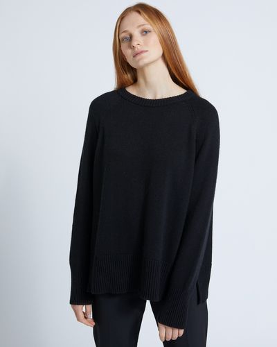 Carolyn Donnelly The Edit Black Crew Neck Sweater